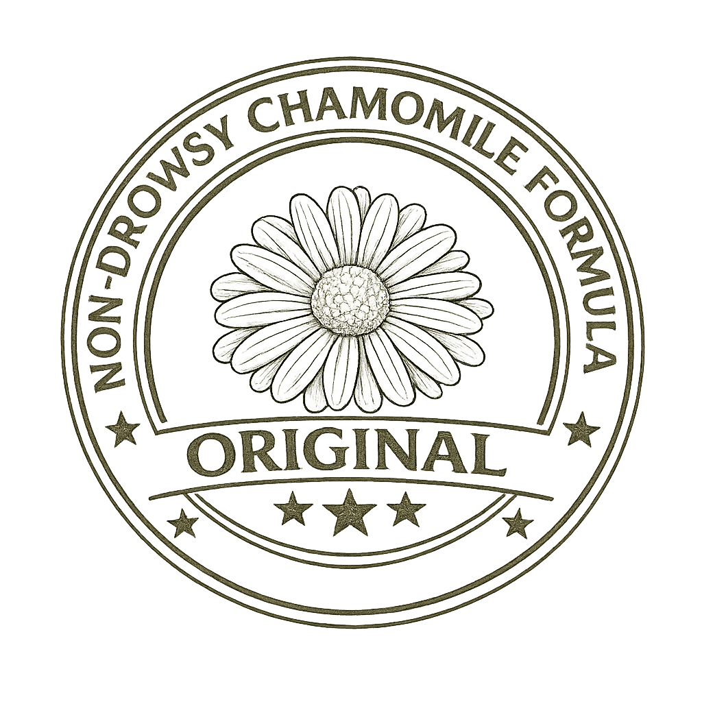 Non-drowsy chamomile formula — original seal